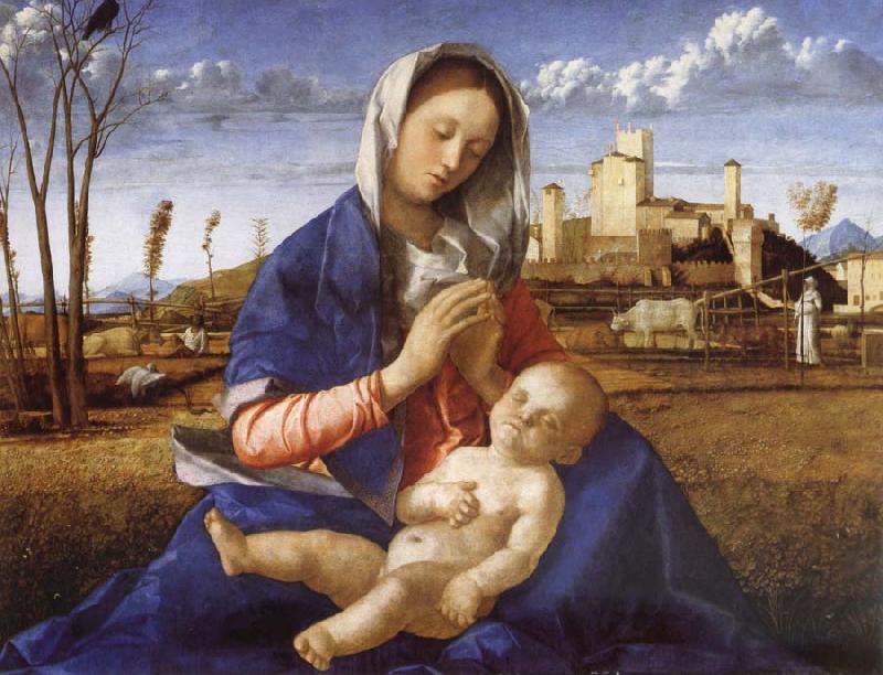Giovanni Bellini Madonna in the Meadow France oil painting art